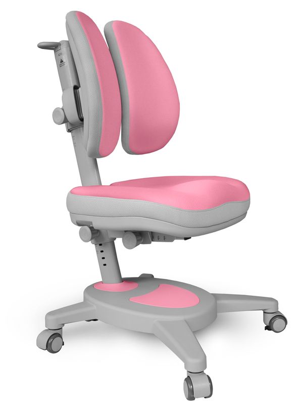 Кресло Mealux Onyx Duo Y-115 DPG - обивка розовая однотонная с серой каймой одна коробка
