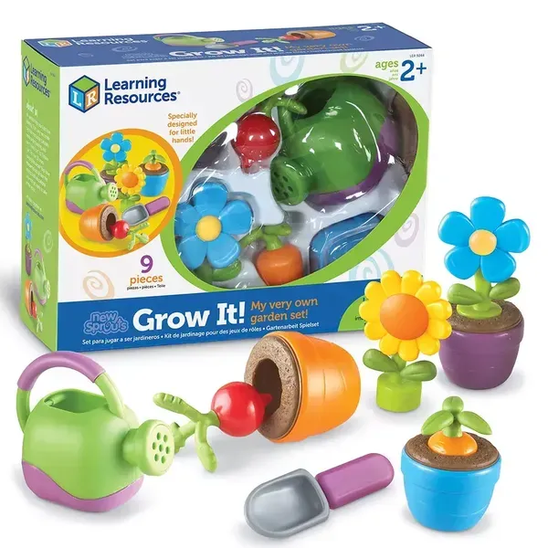 LER9244 Игрушечный набор садовника  (серия New Sprouts, 9 элементов)