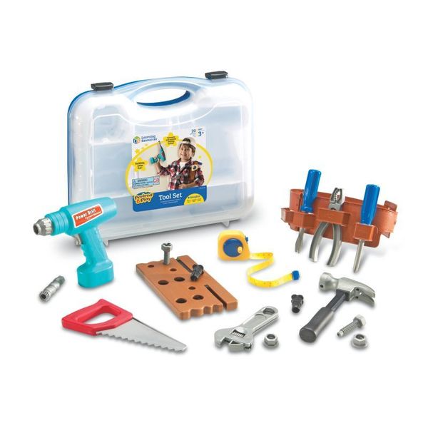 LER9130 Игрушечные рабочие инструменты с дрелью (серия Pretend & Play, 20 элементов)