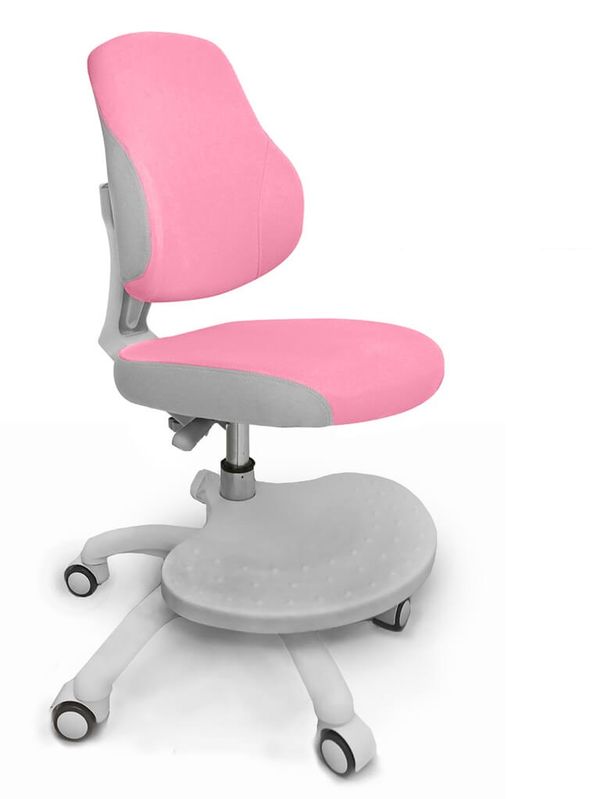 Кресло детское ErgoKids GT Y-405 - 2 KP ortopedic - обивка розовая однотонная одна коробка
