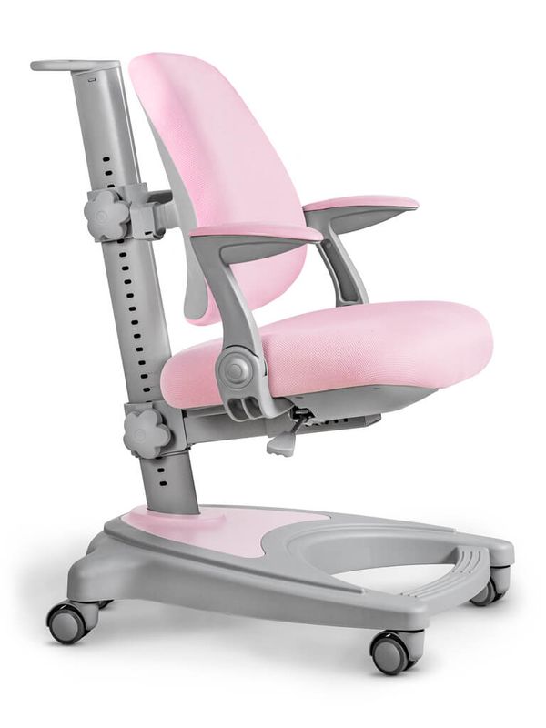 Детское кресло ErgoKids Y-416 Pink с подлокотниками арт.Y-416 KP подлокотники - обивка розовая однотонная одна коробка
