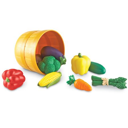 LER9721 Развивающая игрушка «Овощи в ведерке» (серия New Sprouts, 10 элементов)