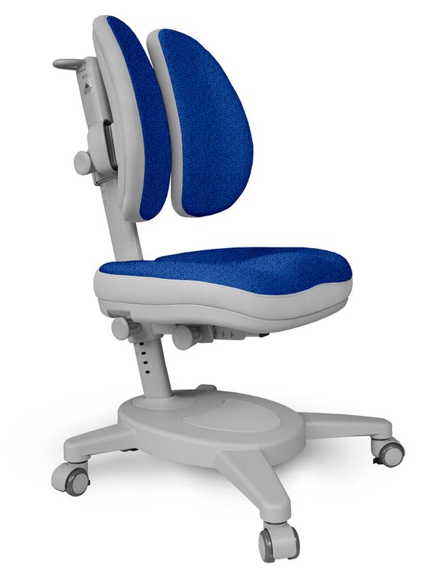 Кресло Mealux Onyx Duo Y-115 DBG - обивка однотонная темно-синяя одна коробка